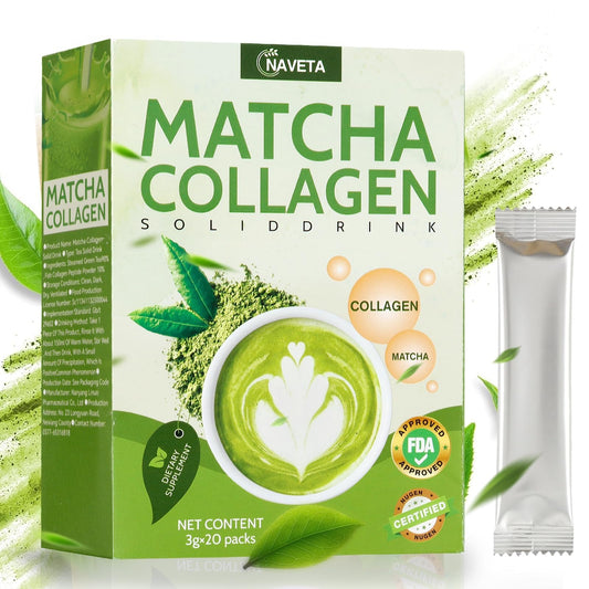 ماتشا كولاجين – بشرة صافية وشعر قوي من أول استعمال